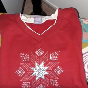 Holiday snowflake sweater